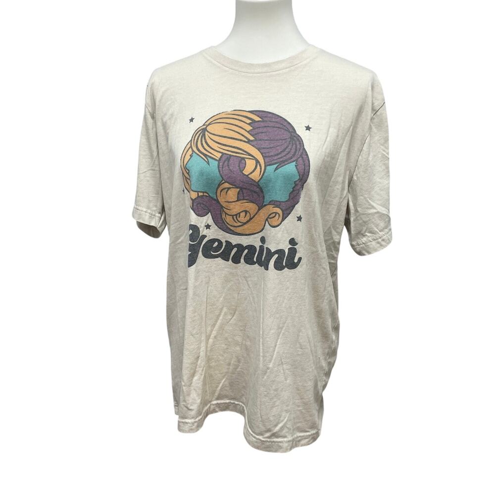 Bella + Canvas Womens XL Gemini Short Sleeve Cotton Blend Crew Neck Tee Shirt